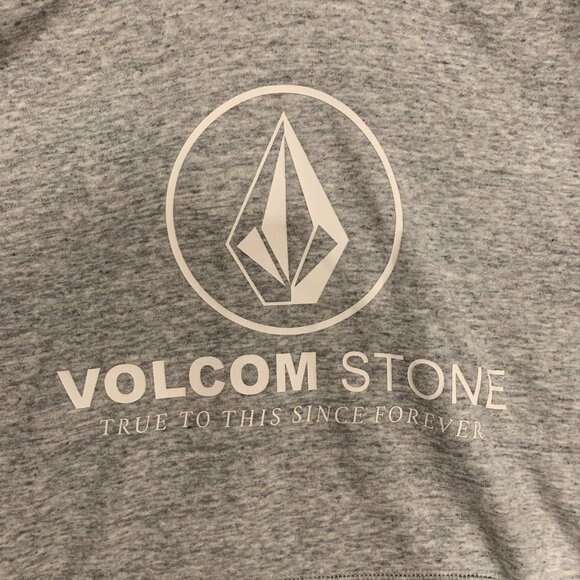 Volcom Stone Logo Hoodie Gray Size Medium Pullover Sweatshirt. - Picture 2 of 8